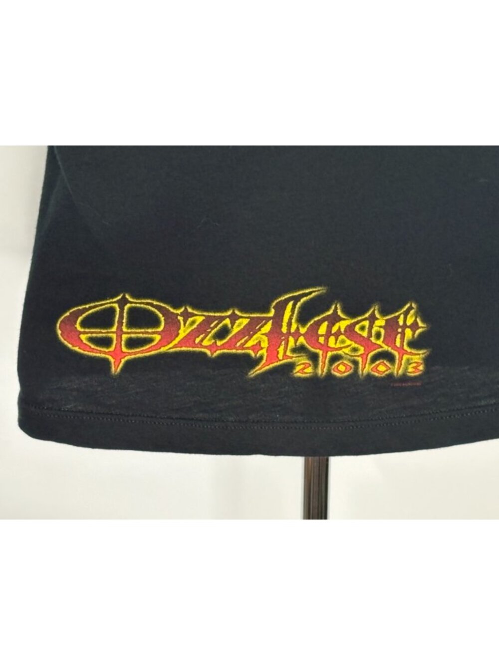 OZZFEST Concert Shirt 2003 Ozzy Osbourne RARE Women's Sleeveless Fitted T-Shirt - Picture 4 of 8
